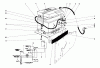 Toro 31995 (1032) - 1032 Snowthrower, 1976 (6000001-6999999) Pièces détachées BATTERY AND WIRING DIAGRAM