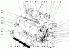 Toro 38000C (S-120) - S-120 Snowthrower, 1989 (9000001-9999999) Pièces détachées LOWER MAIN FRAME ASSEMBLY