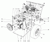 Toro 38035 (3521) - 3521 Snowthrower, 1989 (9000001-9999999) Pièces détachées TRACTION ASSEMBLY