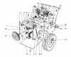 Toro 38052 (521) - 521 Snowthrower, 1986 (6000001-6999999) Pièces détachées TRACTION ASSEMBLY