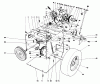 Toro 38052 (521) - 521 Snowthrower, 1989 (9000001-9999999) Pièces détachées TRACTION ASSEMBLY