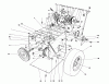 Toro 38052 (521) - 521 Snowthrower, 1993 (39000001-39999999) Pièces détachées TRACTION ASSEMBLY