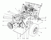 Toro 38052 (521) - 521 Snowthrower, 1994 (4900001-4999999) Pièces détachées TRACTION ASSEMBLY