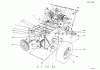 Toro 38054 (521) - 521 Snowthrower, 1995 (5900001-5999999) Pièces détachées TRACTION ASSEMBLY