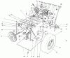 Toro 38073 (724) - 724 Snowthrower, 1995 (5900001-5999999) Pièces détachées TRACTION ASSEMBLY