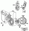 Toro 38090 (1132) - 1132 Snowthrower, 1980 (0000001-0999999) Pièces détachées ENGINE BRIGGS & STRATTON MODEL NO. 252412 TYPE NO. 0191-01 (11 H.P.SNOWTHROWER MODEL 38090)