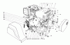 Toro 38095 (1132) - 1132 Snowthrower, 1981 (1000001-1999999) Pièces détachées ENGINE ASSEMBLY (MODEL 38095)