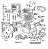 Toro 38095 (1132) - 1132 Snowthrower, 1985 (5000001-5999999) Pièces détachées ENGINE BRIGGS & STRATTON MODEL NO. 252416-0677-01 #1