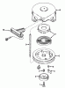 Toro 38100 (S-140) - S-140 Snowthrower, 1979 (9000001-9999999) Pièces détachées REWIND STARTER NO. 590537