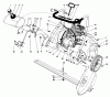 Toro 38115C (CR-20R) - CR-20 Snowthrower, 1988 (8000001-8999999) Pièces détachées ENGINE ASSEMBLY (MODEL NO.38115C)
