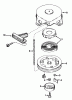 Toro 38115C (CR-20R) - CR-20 Snowthrower, 1988 (8000001-8999999) Pièces détachées REWIND STARTER NO. 590537