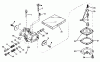 Toro 38116 (CR-20R) - CR-20 Snowthrower, 1989 (9000001-9999999) Pièces détachées CARBURETOR NO. 632142A