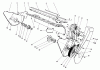 Toro 38116 (CR-20R) - CR-20 Snowthrower, 1989 (9000001-9999999) Pièces détachées LOWER FRAME ASSEMBLY