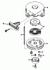 Toro 38116 (CR-20R) - CR-20 Snowthrower, 1989 (9000001-9999999) Pièces détachées REWIND STARTER NO. 590537