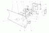 Toro 38150 (826) - 826 Snowthrower, 1986 (6000001-6999999) Pièces détachées GRADER BLADE ASSEMBLY MODEL NO. 59099 (OPTIONAL)