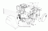 Toro 38160 (1132) - 1132 Snowthrower, 1981 (1000001-1999999) Pièces détachées ENGINE ASSEMBLY (MODEL 38160)