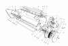 Toro 38162 (S-620) - S-620 Snowthrower, 1984 (4000001-4999999) Pièces détachées LOWER MAIN FRAME ASSEMBLY