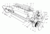 Toro 38162C (S-620) - S-620 Snowthrower, 1986 (6000001-6999999) Pièces détachées LOWER MAIN FRAME ASSEMBLY