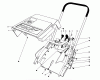 Toro 38165 (S-620) - S-620 Snowthrower, 1985 (5000001-5010000) Pièces détachées SHROUD & HANDLE ASSEMBLY