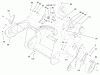 Toro 38176 - CCR Powerlite Snowthrower, 1997 (7900001-7999999) Pièces détachées ENGINE & WHEEL ASSEMBLY