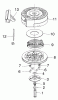 Toro 38176 - CCR Powerlite Snowthrower, 1997 (7900001-7999999) Pièces détachées RECOIL STARTER NO. 590652