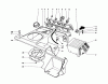Toro 38180 - CCR 2000 Snowthrower, 1986 (6000001-6999999) Pièces détachées CONTROL PANEL & SHROUDING ASSEMBLY