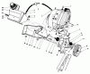 Toro 38181 - CCR 2000 Snowthrower, 1990 (0000001-0999999) Pièces détachées ENGINE & MAIN FRAME ASSEMBLY