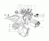 Toro 38180 - CCR 2000 Snowthrower, 1992 (2000001-2999999) Pièces détachées CONTROL PANEL & SHROUDING ASSEMBLY