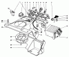 Toro 38185 - CCR 2000 Snowthrower, 1987 (7000001-7999999) Pièces détachées CONTROL PANEL & SHROUDING ASSEMBLY