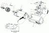 Toro 38185 - CCR 2000 Snowthrower, 1987 (7000001-7999999) Pièces détachées STARTER MOTOR & SWITCH HOUSING ASSEMBLY