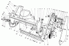Toro 38185C - CCR 2000 Snowthrower, 1989 (9000001-9999999) Pièces détachées HOUSING ASSEMBLY