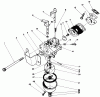 Toro 38186 - CCR 2000 Snowthrower, 1990 (0000001-0999999) Pièces détachées CARBURETOR ASSEMBLY (ENGINE MODEL NO. 47PK9)
