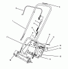 Toro 38191 - CCR 1000 Snowthrower, 1994 (4900001-4999999) Pièces détachées HANDLE ASSEMBLY