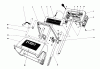 Toro 38200 (S-120) - S-120 Snowthrower, 1980 (0000001-0999999) Pièces détachées HANDLE ASSEMBLY