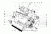 Toro 38200 (S-120) - S-120 Snowthrower, 1980 (0000001-0999999) Pièces détachées LOWER MAIN FRAME ASSEMBLY