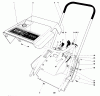 Toro 38235 (S-200) - S-200 Snowthrower, 1980 (0000001-0999999) Pièces détachées SHROUD & HANDLE ASSEMBLY (MODEL 38235)