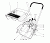 Toro 38232 (S-200) - S-200 Snowthrower, 1981 (1000001-1999999) Pièces détachées SHROUD & HANDLE ASSEMBLY