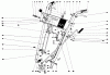 Toro 38240 (421) - 421 Snowthrower, 1979 (9000001-9999999) Pièces détachées HANDLE ASSEMBLY