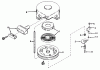 Toro 38240 (421) - 421 Snowthrower, 1979 (9000001-9999999) Pièces détachées REWIND STARTER NO. 590473
