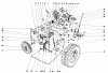 Toro 38240 (421) - 421 Snowthrower, 1979 (9000001-9999999) Pièces détachées TRACTION ASSEMBLY