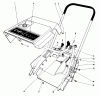 Toro 38242 (S-200) - S-200 Snowthrower, 1983 (3000001-3999999) Pièces détachées SHROUD & HANDLE ASSEMBLY