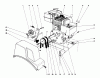 Toro 38250 (421) - 421 Snowthrower, 1981 (1000001-1999999) Pièces détachées ENGINE ASSEMBLY