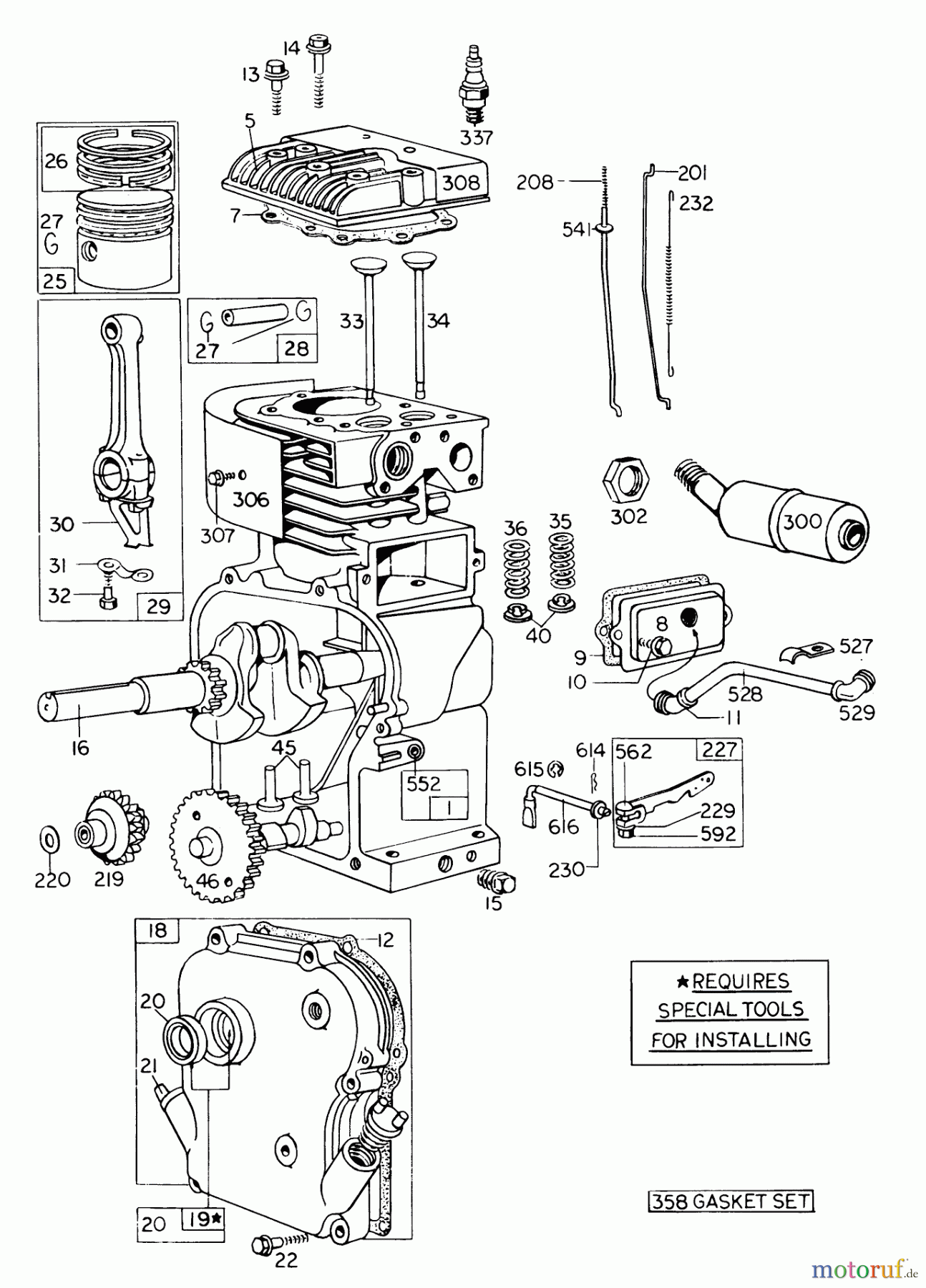  Toro Neu Blowers/Vacuums/Chippers/Shredders 62933 - Toro 5 hp Lawn Blower, 1974 (4000001-4999999) ENGINE MODEL NO. 130202 TYPE 0492 BRIGGS & STRATTON