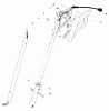 Toro 38305C - Power Shovel Snowthrower, 1989 (9000001-9999999) Pièces détachées HANDLE ASSEMBLY