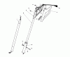Toro 38325 - Power Shovel Snowthrower, 1981 (1000001-1999999) Pièces détachées HANDLE ASSEMBLY