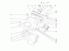 Toro 38409 (2400) - CCR 2400 Snowthrower, 1998 (8900001-8999999) Pièces détachées SHROUD ASSEMBLY
