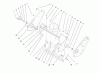 Toro 38409 (2400) - CCR 2400 Snowthrower, 1998 (8900001-8999999) Pièces détachées SIDE PLATE SCRAPER ASSEMBLY