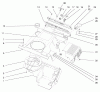 Toro 38410 (2400) - CCR 2400 Snowthrower, 1997 (7900001-7999999) Pièces détachées SHROUD ASSEMBLY