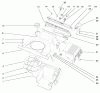 Toro 38420 (2500) - CCR 2500 Snowthrower, 1997 (7900001-7999999) Pièces détachées SHROUD ASSEMBLY