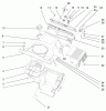Toro 38425 (2500) - CCR 2500 Snowthrower, 1997 (7900001-7999999) Pièces détachées SHROUD ASSEMBLY